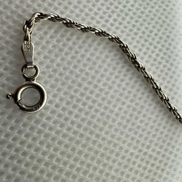 925 Sterling Silver Rope Chain - Picture 6 of 8